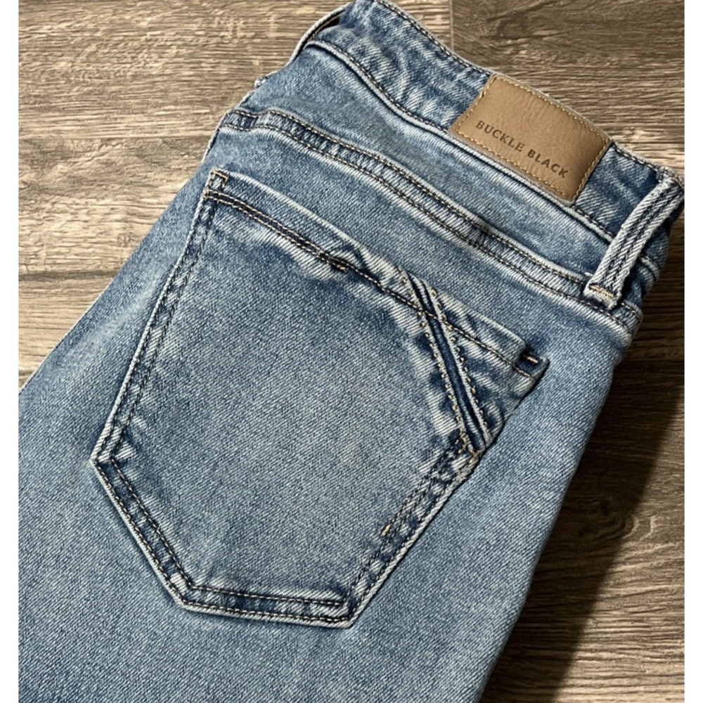 Buckle Black Fit No. 53 Tailored Bootcut Stretch Mid Rise Jeans SZ 28x32 (30x32)